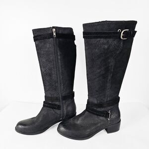 UGG Australia Darcie Riding Boots Womens size 7.5 Leather Suede